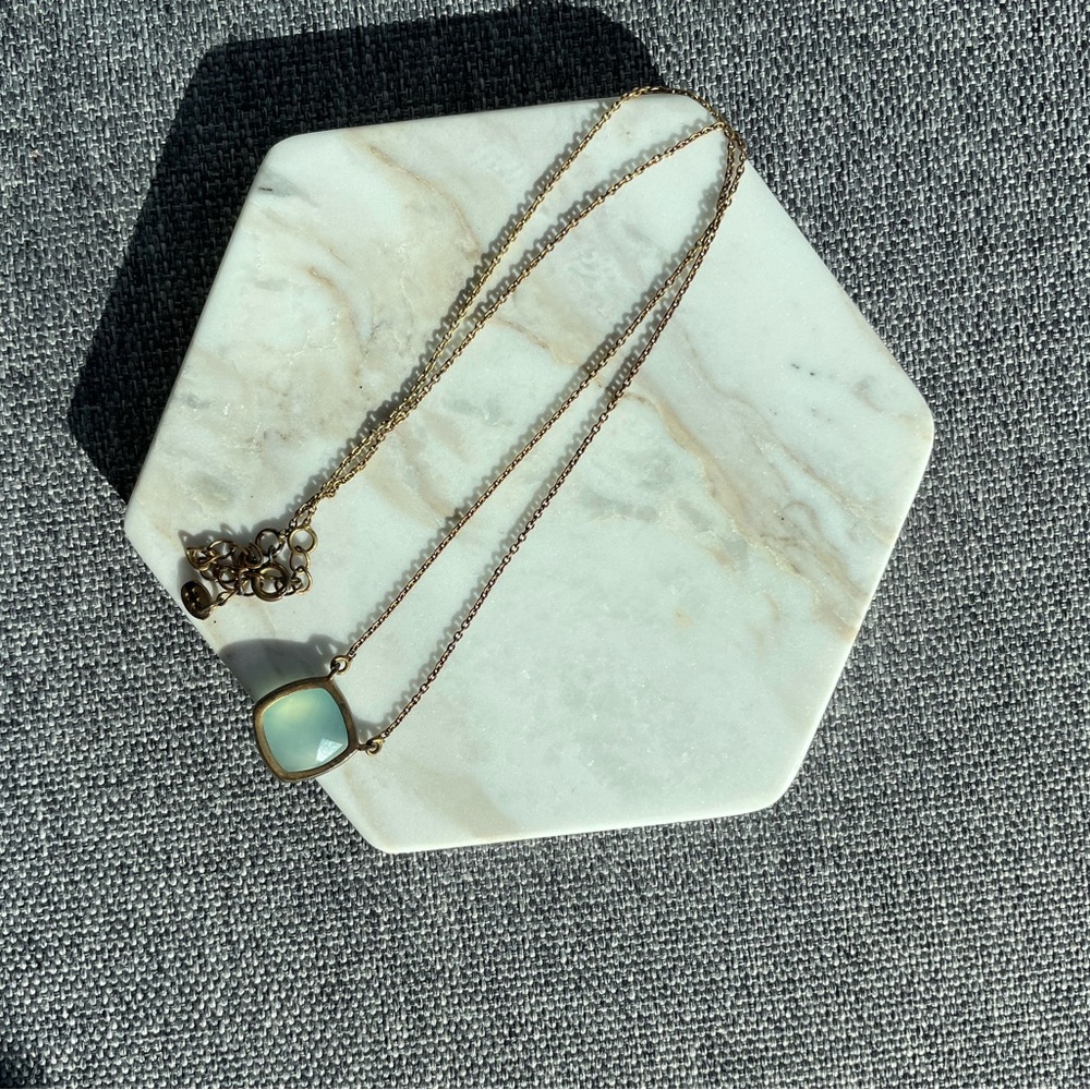 Women's Bronze & Light Blue Pendant